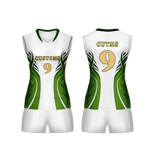 Best Selling Men Outdoor Adults OEM <b>Sets</b> Digital Print 100% Polyester High Quality Low Price Custom Logo <b>Volleyball</b> Uniforms - Product Image 5