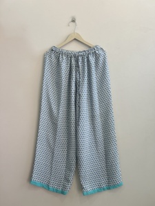 Pantalones Harem de Seda Estilo Gitano Indio, Pantalones de Yoga Cómodos, Pantalones de Pijama - Product Image 6