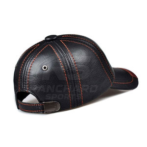 Sombreros de Cuero para Hombre, Sombrero Ligero de Cuero PU, Moda Moderna, Gorro Deportivo para Exteriores, Fabricación OEM, Proveedor Mayorista - Product Image 3