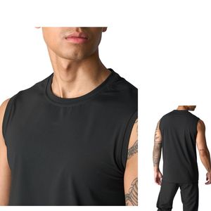 Custom Men Breathable Sleeveless Gym Shirt Wholesale OEM ODM Fitness Tank Quick Dry Athletic Workout <b>Top</b> Manufacturer - Product Image 1