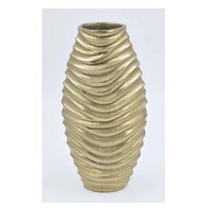 Gold Metal Flower Vase <b>Table</b> Top Decorative Accent for Living Room Hallway Flower Vase for Office Festive Occasion Wedding Decor - Product Image 3