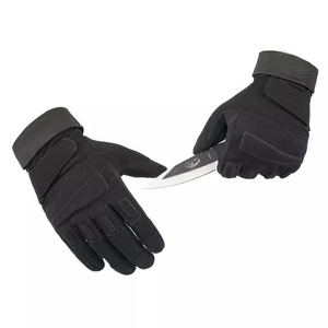 Guantes Tácticos de Cuero Genuino para Exteriores, Protección Completa para los Dedos, Ideales para Tiro, Ciclismo, Paintball, Motociclismo y Fitness, Más Vendidos - Product Image 3