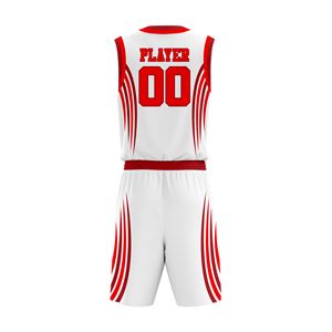 Uniforme de Baloncesto de Alta Calidad, Fabricante de Uniformes Personalizados con Logotipo, Conjunto de Camiseta y Pantalones Cortos Transpirables, 100% Poliéster, Tallas Grandes, para Deportes de Equipo - Product Image 5