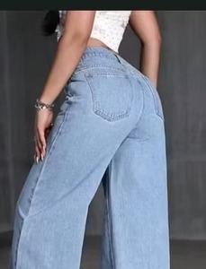 Women's Panelled Coated Waxed Cotton Denim Embroidered Printed Sequin Embellished <b>Boot</b> Cut Knee Length Eco-Friendly Jeans - Product Image 2