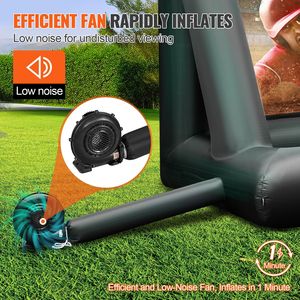 Schermo Gonfiabile per Proiezioni da 24 Piedi con Ventilatore da 360W, Materiale in Tessuto Oxford, Schermo Gonfiabile per Proiettore - Product Image 4