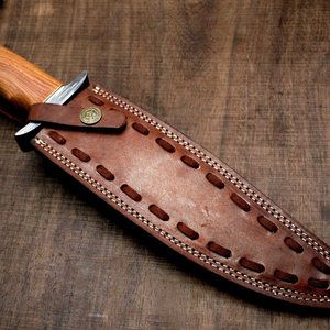 Couteau de chasse d'extérieur à lame fixe, couteau de survie pour le camping, construction robuste en acier inoxydable, équipement de chasse, OEM ODM personnalisé - Product Image 6