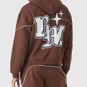 Conjunto Deportivo Oversize de Alta Calidad OEM, Sudadera Lisa, Pantalón Deportivo, Ropa Deportiva de Felpa, Ropa Deportiva de Algodón para Hombre - Product Image 4