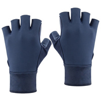Gants demi-doigts unisexes en cuir antidérapants, respirants et légers avec logo personnalisé SAAR INDUSTRIES pour le cyclisme et le fitness