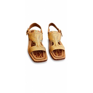 New Design LEATHER STUDIO Peshawari Chappal & Sandals Open Toe Slip-On 100% Genuine Leather Handmade All Seasons Wholesale Price - Product Image 2