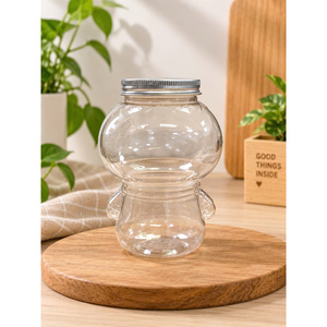 Botella de Plástico PET de 350 ml con Tapa de Rosca de Aluminio de 55 mm para Bebidas Frías, Jugos, Leche, Té y Café - Product Image 1