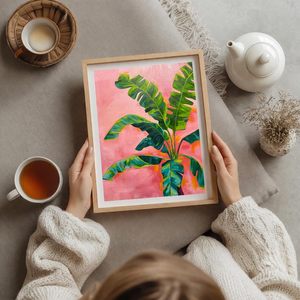 Cadre photo en bois éco-responsable fait main pour photos de famille et de mariage, affichage mural/sur table, design moderne - Product Image 5