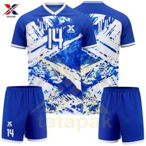 Uniforme de Fútbol 7V7, Conjunto de Camiseta Personalizada con Impresión Digital, Transpirable, de Secado Rápido, 100% Poliéster, Cintura Elástica Ajustable, Pantalón Corto - Product Image 5