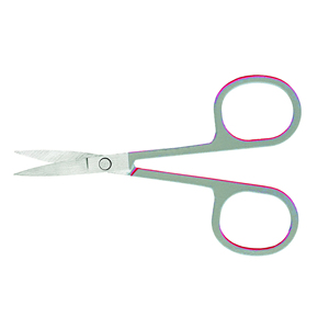 Set de Recortador de Cejas, Tijeras para Cejas Antideslizantes con Peine, Profesional, de Precisión, 2 Piezas, Rosa, Acero Inoxidable - Product Image 3