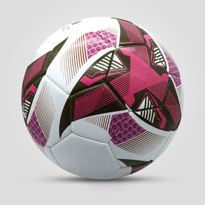 Ballon de football professionnel taille 5 pour l'entraînement sportif, cousu en fil de nylon résistant à l'usure, fabriqué avec des matériaux durables en PVC, PU et TPU - Product Image 3