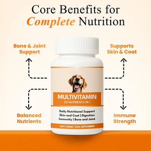 Compléments Canins Multifonctionnels pour la Mobilité, la Santé Immunitaire et Intestinale, Oméga 3, Glucosamine, Chondroïtine, Vitamines à Mâcher pour Chiens Seniors - Product Image 2