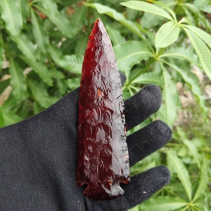 Wholesale Red Obsidian Stone Arrowhead Red Obsidian Arrowhead Handmade Gemstone Stone Collectible - Product Image 5