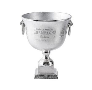Fabricant fiable de seaux à glace en aluminium rustique, style durable pour bouteilles de vin et événements festifs - Product Image 6