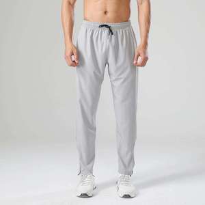 Men's <b>Summer</b> Sports Casual <b>Pants</b> Garment Dyed Straight Mid Rise Joggers Loose Breathable Quick Drying Casual Polyester/Cotton - Product Image 2
