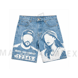 Shorts de mezclilla de alta calidad, personalizados, modernos y frescos, hechos de 100% algodón, ecológicos y transpirables. - Product Image 5