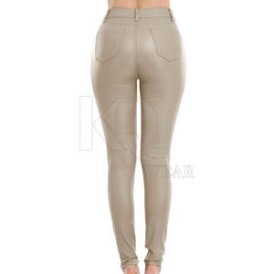 Pantalon en cuir taille haute pour femme 2026 – Coupe ajustée, idéal pour l'hiver et les soirées élégantes - Product Image 2