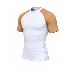 OEM Service <b>BJJ</b> <b>Rash</b> <b>Guard</b> Polyester Spandex Fabric Custom Pattern Production For Bulk Apparel Orders - Product Image 4