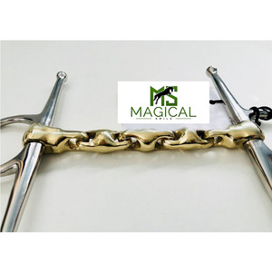 Bocado de caballo Waterford de alta calidad hecho a medida, de plata alemana y acero inoxidable, disponible en todos los tamaños. - Product Image 4
