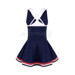 Uniforme de cheerleading léger, respirant et extensible en polyester et élasthanne pour l'entraînement et les pratiques en extérieur - Product Image 2