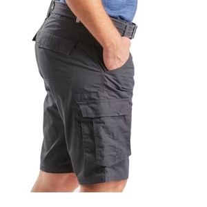 2025 Summer Trendy Brand Five-Point Cargo Shorts para hombres Cintura elástica Suelta Estilo de playa Proveedor de BD - Product Image 1