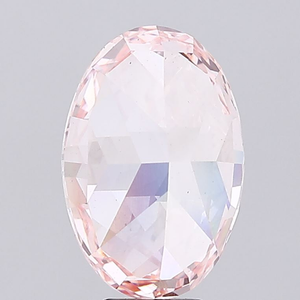 Diamant de laboratoire cultivé en CVD, certifié IGI, clarté VS1, taille excellente, rose intense fantaisie ovale, durable, pour la joaillerie. - Product Image 4