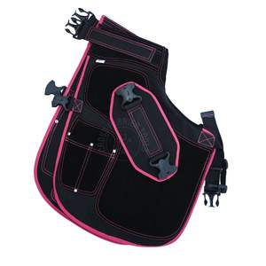 Delantal de Herrador de Cuero y Lona para Herrado de Caballos, Precio al por Mayor, con Hebilla Trasera, Correas para Piernas y Múltiples Bolsillos para Herramientas - Product Image 1