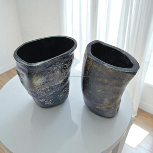 Verre à corne à boire hautement poli, gobelet en verre en corne de buffle naturelle, porte-pinceau en corne de buffle, verre en corne pour liquide - Product Image 1