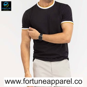 เสื้อยืดคอวีสั่งทำพิเศษ Fortune Apparel สำหรับผู้ชาย ผ้าฝ้าย 100% แขนสั้น ระบายอากาศได้ดี เป็นมิตรกับสิ่งแวดล้อม แห้งเร็ว เหมาะสำหรับออกกำลังกาย สีสันตามสั่ง - Product Image 2