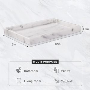 Plateau de table basse en marbre OEM de fabricant fiable pour bougies décoratives, livres, vases et aménagement intérieur contemporain - Product Image 4