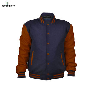 Chaqueta Varsity Personalizada con Logotipo Bordado, para Parejas, Estilo Universitario, Unisex, Resistente al Viento, Transpirable, con Letras - Product Image 1