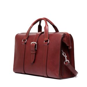 Leathercraft Unisex Full Crazy Horse <b>Leather</b> Soft <b>Bag</b> 15.6 Inch <b>Laptop</b> Briefcase Luxury Messenger <b>Bag</b> - Product Image 4
