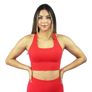 Sujetador deportivo sin costuras para mujer, venta al por mayor, chaleco ligero para gimnasio, ropa activa transpirable para correr, chaleco de Yoga de talla grande - Product Image 1
