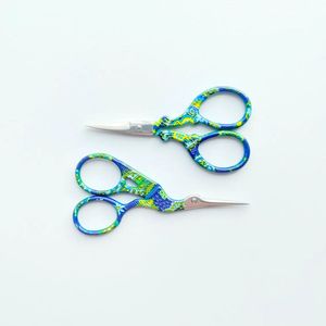 Tijeras de Bordado con Diseño de Cigüeña Colorida, Juego de Tijeras de Acero Inoxidable para Manualidades, Punto de Cruz y Costura, Regalo Ideal - Product Image 3