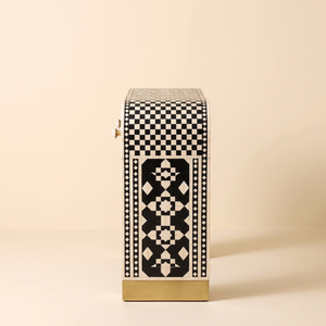 Mesa Auxiliar de Consola con Incrustaciones de Hueso Estilo Moderno, Artesanía en Incrustaciones de Hueso para Uso en Hogar, Hotel, Dormitorio, Calidad Garantizada para Entrada de Almacén - Product Image 4