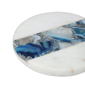 Handcrafted Luxury Marble Drink <b>Coasters</b> Premium Natural Stone <b>Coaster</b> <b>Set</b> With Smooth Surface Durable Construction Ideal - Product Image 5