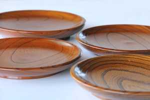 Luxurious Wooden Dinner Plate <b>Set</b> Classic Design Handmade Food Grade Polished Customized Logo Packing Multi-Purpose - Product Image 2