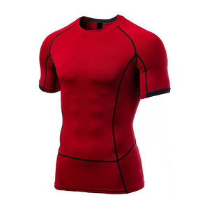 Rashguard MMA pour homme de haute qualité, personnalisable, respirant, anti-UV, écologique, manches courtes, polyester/nylon, séchage rapide - Product Image 5