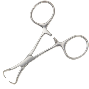 Pinzas de acero inoxidable para toallas, fórceps de sutura, instrumentos dentales, uso dental profesional, pinza manual para toallas - Product Image 4