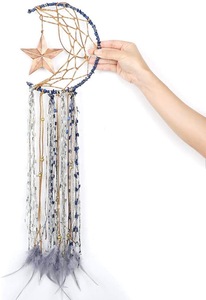 Camera da letto in macramè intrecciata a mano appesa luna acchiappasogni Ramadan Eid Mubarak <span class=keywords><strong>Boho</strong></span> <span class=keywords><strong>Chic</strong></span> decorazione per la <span class=keywords><strong>casa</strong></span> decorazione per la camera del dormitorio - Product Image 4