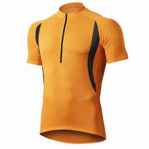 Maillot de cyclisme personnalisé en polyester et élasthanne, léger, respirant et à séchage rapide, à manches courtes, pour la vente en gros - Product Image 5