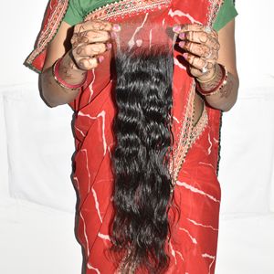 Extensiones de Cabello Humano Vietnamita 100% Natural, Virgen, Sin Procesar, en Paquete al por Mayor, con Cierre de Encaje HD 5x5, Ondulado - Product Image 5