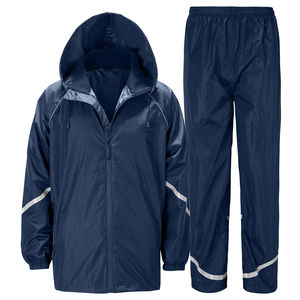 Ensemble de survêtement coupe-vent pour homme hautement recommandé, qualité supérieure, nylon imperméable, ensembles de jogging, vêtements d'hiver, col à capuche, grande taille - Product Image 1