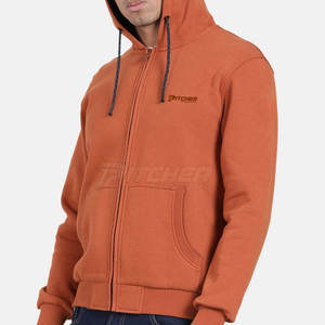 Sudaderas con capucha ligeras para hombre con cremallera, capucha ajustable, cierre de cremallera suave y tela transpirable para comodidad diaria. - Product Image 4