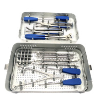 Ensemble d'instruments orthopédiques de qualité supérieure pour interventions sur la colonne vertébrale et les membres inférieurs, en acier inoxydable allemand, fabricant en gros