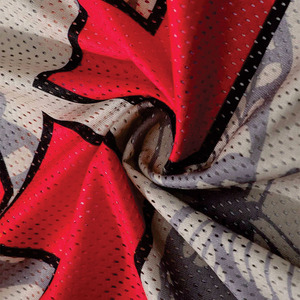 เสื้อเจอร์ซีย์อเมริกันฟุตบอลพิมพ์ลายผีเสื้อ OEM แบบตาข่ายทรงโอเวอร์ไซส์ สตรีทแวร์ เสื้อกีฬาหมายเลขพิมพ์ ระบายอากาศได้ดี ผลิตจากโพลีเอสเตอร์ รับผลิตตามสั่งจำนวนมาก - Product Image 4