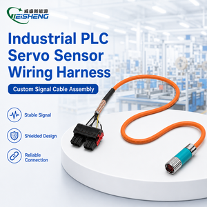 Rangkaian Kabel Kontrol Terproteksi Khusus PLC Servo Sensor Harness Industri OEM - Product Image 1